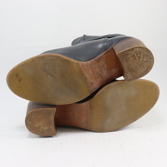 Matta Gray Leather Ankle Boots Size 38.5 Made in Italy - Picture 5 of 6